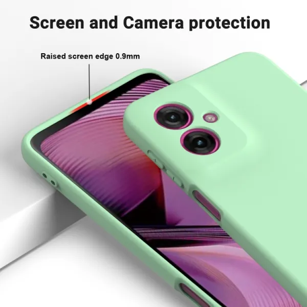 RUBBER Ochranný obal pre Motorola Moto G55 5G zelený