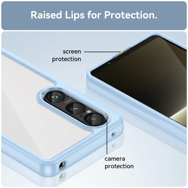CRYSTAL Ochranný kryt pre Sony Xperia 1 VI modrý