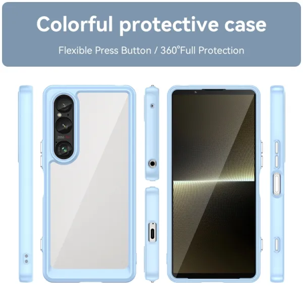 CRYSTAL Ochranný kryt pre Sony Xperia 1 VI modrý