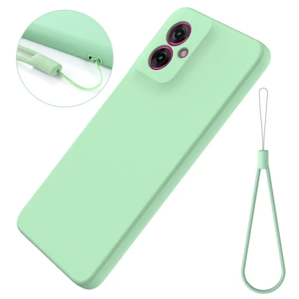 RUBBER Ochranný obal pre Motorola Moto G55 5G zelený
