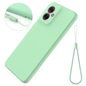 RUBBER Ochranný obal pre Motorola Moto G55 5G zelený