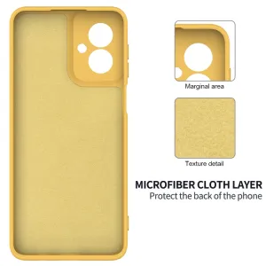 RUBBER Ochranný obal pre Motorola Moto G55 5G žltý