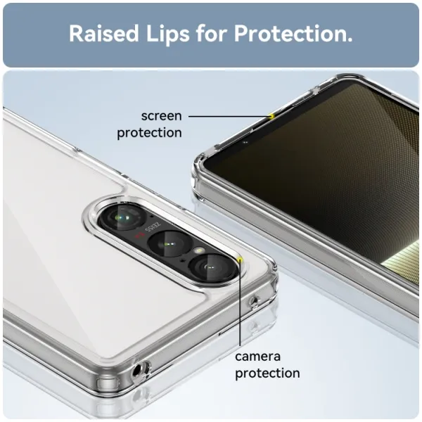 CRYSTAL Ochranný kryt pre Sony Xperia 1 VI priehľadný