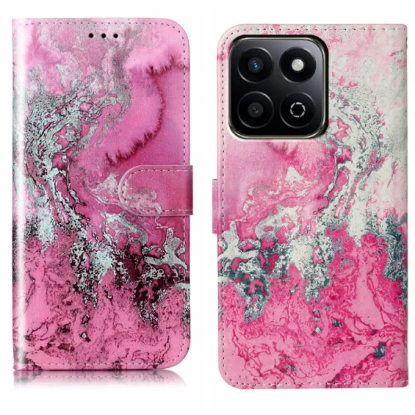 ART Peňaženkový kryt pre Honor 200 Smart 5G PINK MARBLE