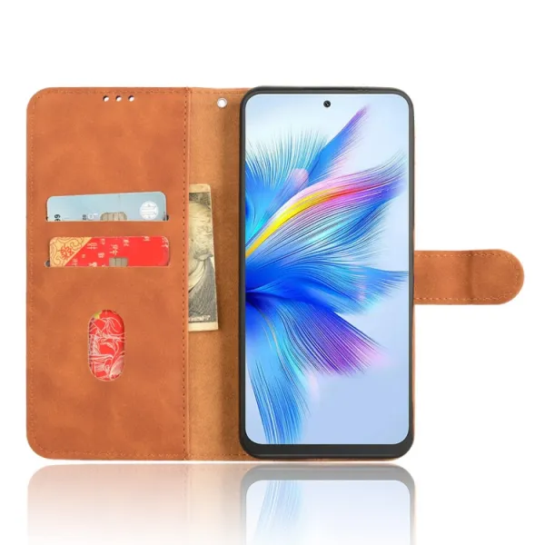 SKIN FLIP Peňaženkové puzdro pre Blackview Shark 9 hnedé