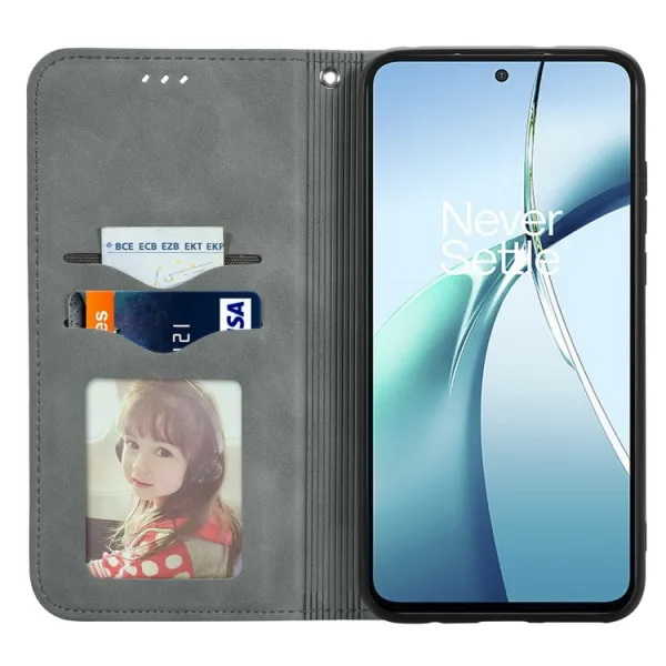 MAGNETIC Zaklápací kryt pre Honor 200 Smart 5G šedý