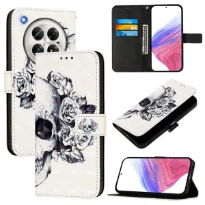 ART Peňaženkový kryt pre Infinix Zero 40 5G SKULL
