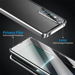 Magnetický kryt 360 pre Sony Xperia 1 VI strieborný