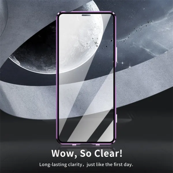 Magnetický kryt 360 pre Sony Xperia 1 VI fialový