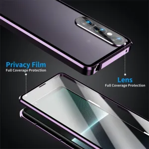 Magnetický kryt 360 pre Sony Xperia 1 VI fialový
