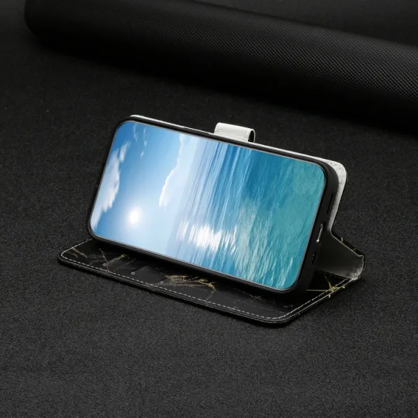 ART Peňaženkový kryt pre OnePlus 13 5G BLACK MARBLE