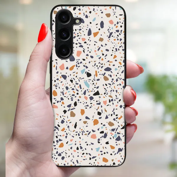 MY ART Ochranný kryt pre Samsung Galaxy A16 / A16 5G BEIGE TERRAZZO (162)