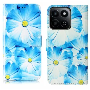 ART Peňaženkový kryt pre Honor 200 Smart 5G BLUE FLOWERS