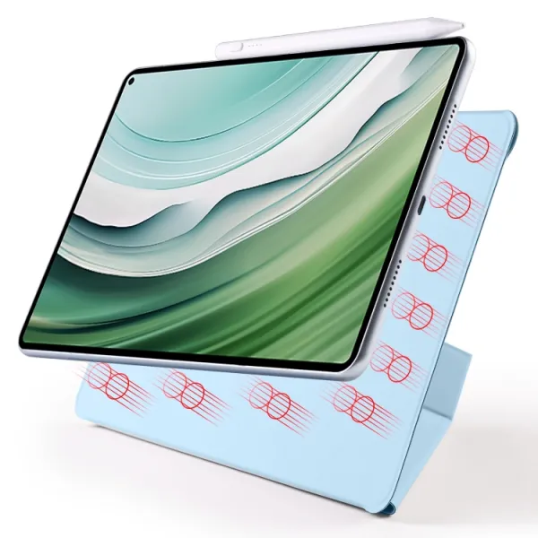 MAGNETIC FLEX Zaklápacie puzdro pre Honor MagicPad 2 svetlomodré