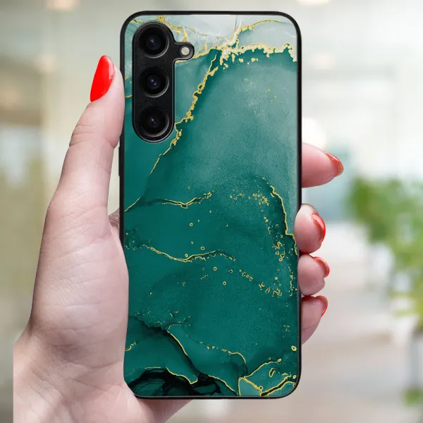 MY ART Ochranný kryt pre Samsung Galaxy A16 / A16 5G GREEN MARBLE (145)