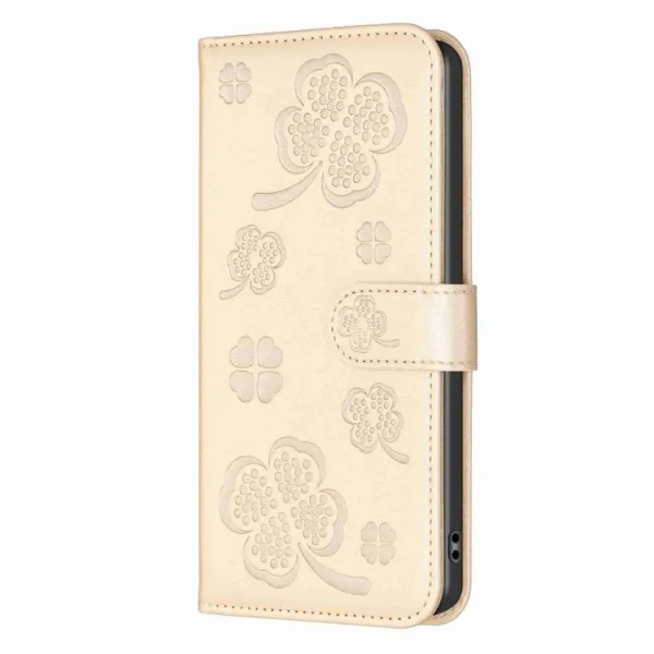 ART CLOVER Peňaženkový obal pre Xiaomi Redmi 13C zlatý