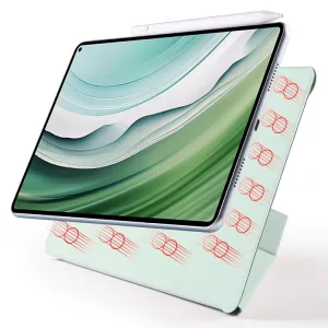 MAGNETIC FLEX Zaklápacie puzdro pre Honor MagicPad 2 svetlozelené