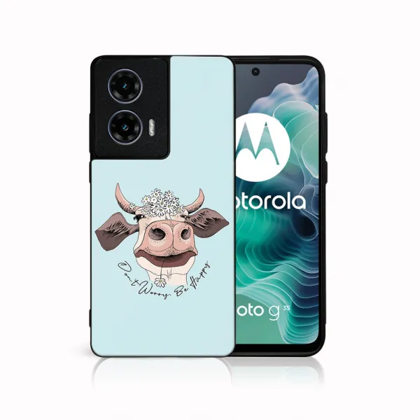 MY ART Ochranný kryt pre Motorola Moto G35 5G HAPPY COW (181)
