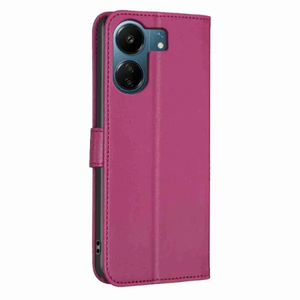 ART CLOVER Peňaženkový obal pre Xiaomi Redmi 13C bordový