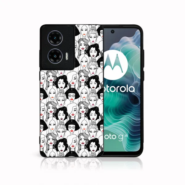 MY ART Ochranný kryt pre Motorola Moto G35 5G LIPSTICK (174)