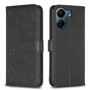ART CLOVER Peňaženkový obal pre Xiaomi Redmi 13C čierny