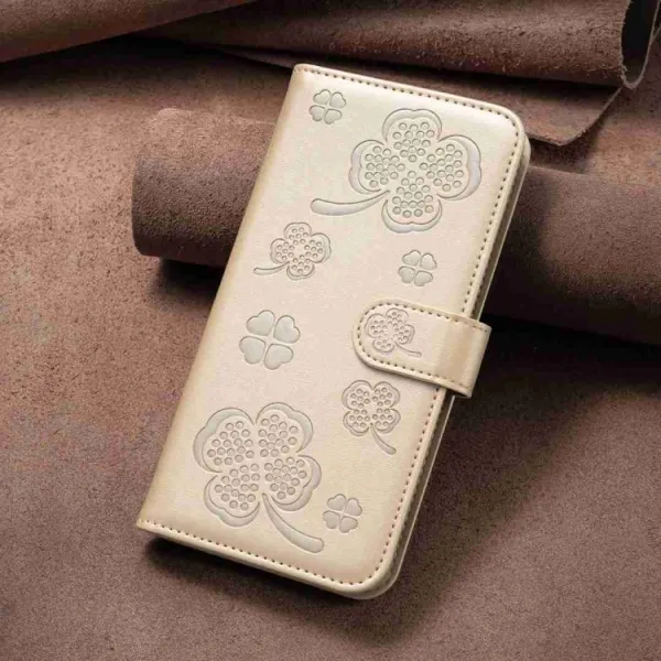 ART CLOVER Peňaženkový obal pre Xiaomi Redmi 13C zlatý