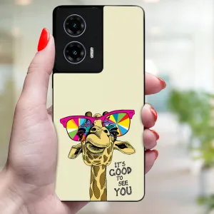 MY ART Ochranný kryt pre Motorola Moto G35 5G GIRAFFE (180)