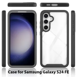 DUAL Obojstranný kryt s fóliou Samsung Galaxy S24 FE 5G červený