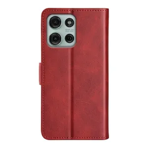 SIDE Peňaženkové puzdro pre Motorola Moto G75 5G červené
