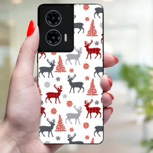 MY ART Kryt s vianočným dizajnom Motorola Moto G35 5G DEER (068)
