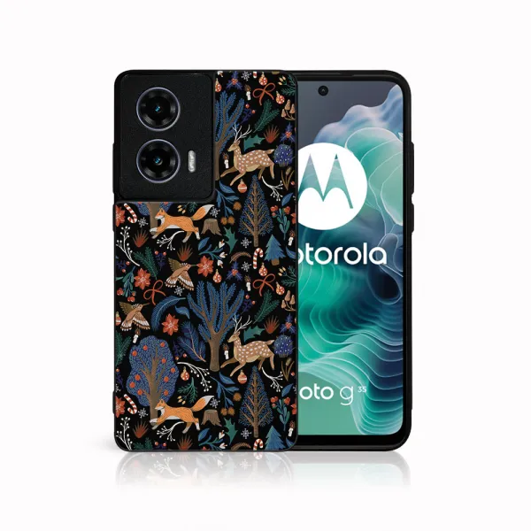 MY ART Kryt s vianočným dizajnom Motorola Moto G35 5G WINTER (071)