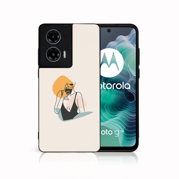 MY ART Ochranný kryt pre Motorola Moto G35 5G WOMAN (197)