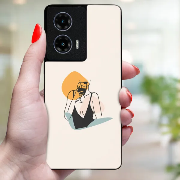 MY ART Ochranný kryt pre Motorola Moto G35 5G WOMAN (197)