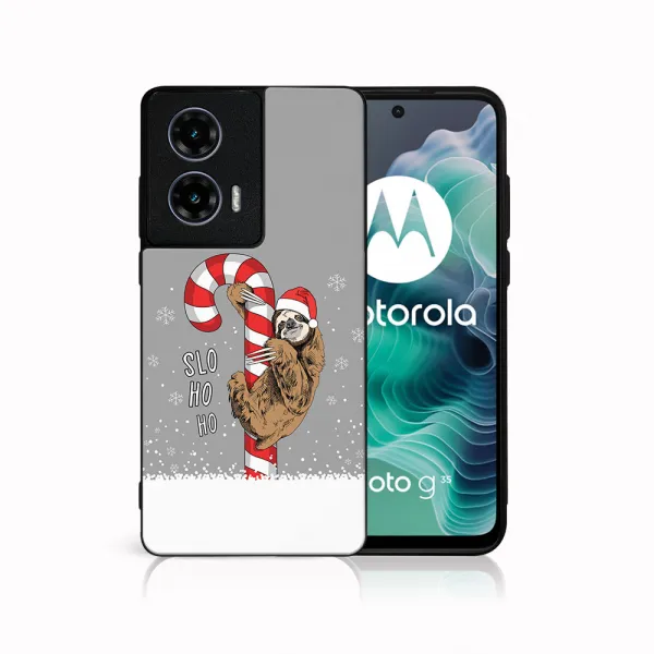 MY ART Kryt s vianočným dizajnom Motorola Moto G35 5G CANDY (076)