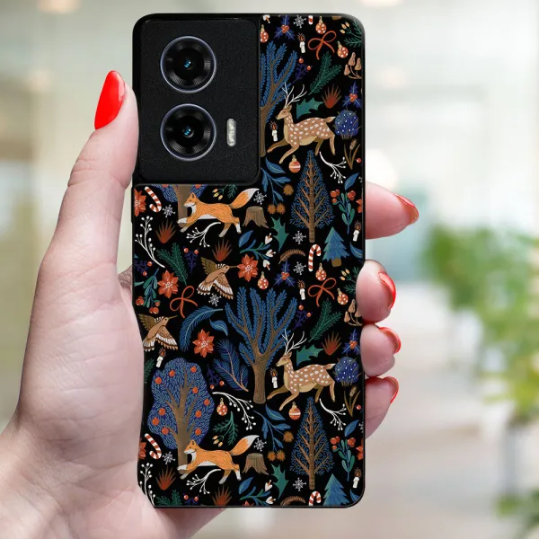 MY ART Kryt s vianočným dizajnom Motorola Moto G35 5G WINTER (071)