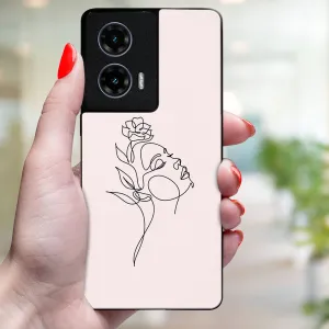 MY ART Ochranný kryt pre Motorola Moto G35 5G ROSE GIRL (198)