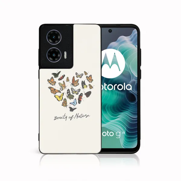 MY ART Ochranný kryt pre Motorola Moto G35 5G BUTTERFLIES (240)