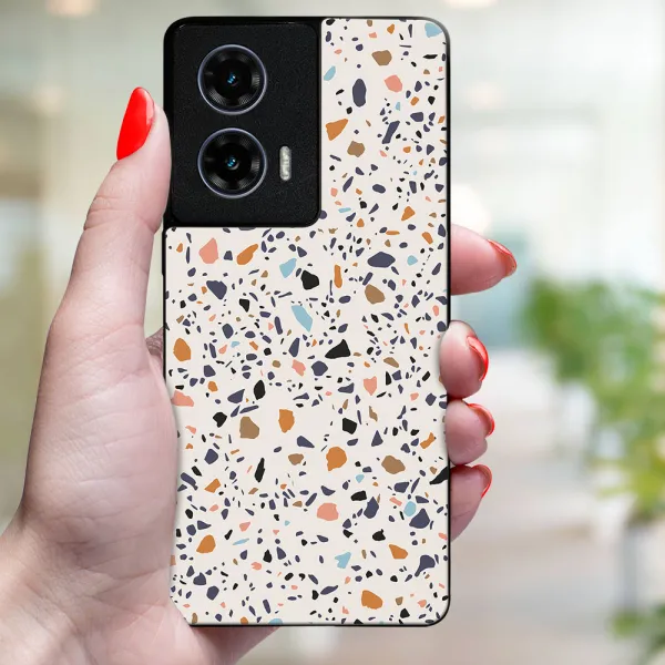 MY ART Ochranný kryt pre Motorola Moto G35 5G BEIGE TERRAZZO (162)