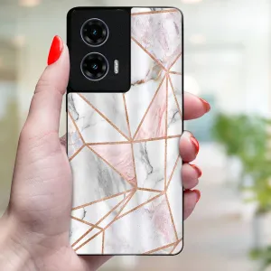 MY ART Ochranný kryt pre Motorola Moto G35 5G PINK MARBLE (143)