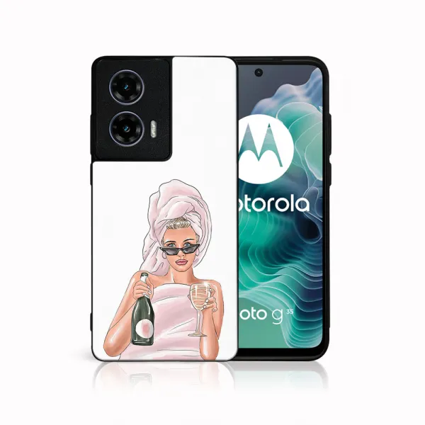 MY ART Ochranný kryt pre Motorola Moto G35 5G CHAMPAGNE (134)