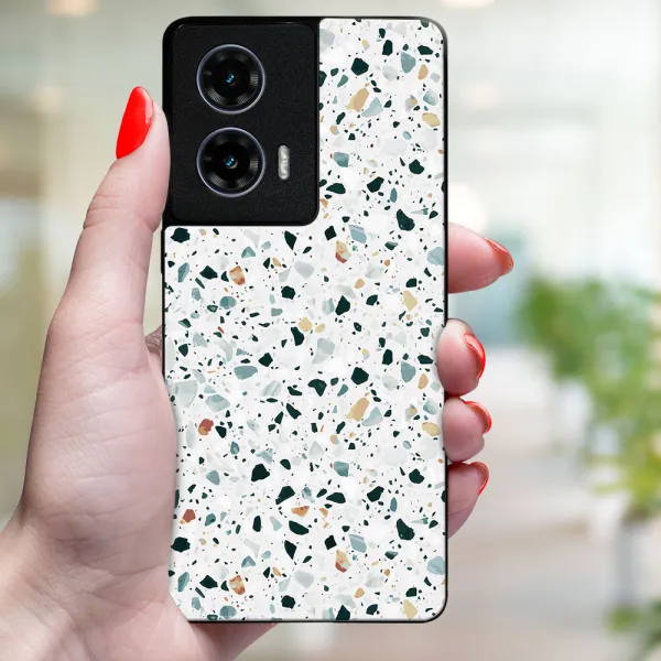 MY ART Ochranný kryt pre Motorola Moto G35 5G GREY TERRAZZO (163)