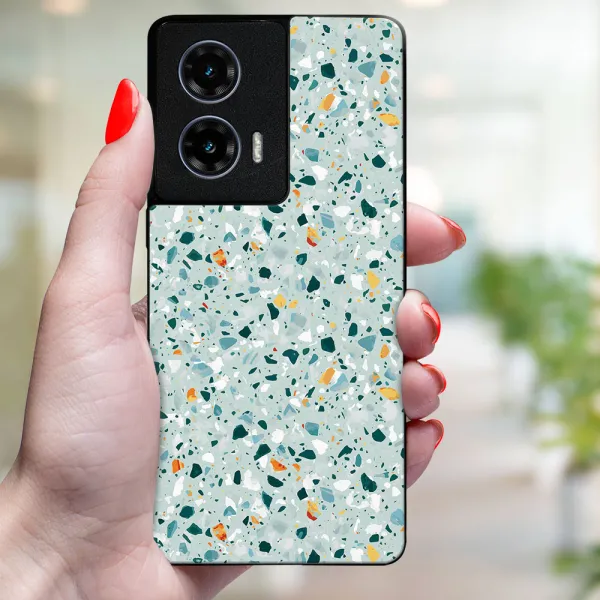 MY ART Ochranný kryt pre Motorola Moto G35 5G BLUE TERRAZZO (164)