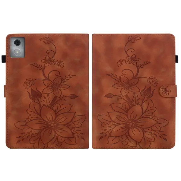 ART Zaklápacie puzdro pre Lenovo Tab K11 Plus hnedé