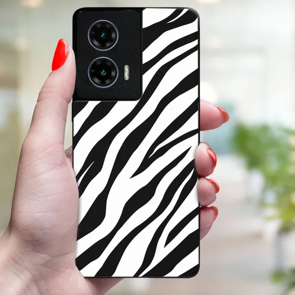 MY ART Ochranný kryt pre Motorola Moto G35 5G ZEBRA (237)