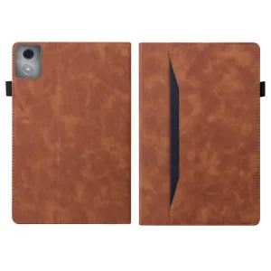 FLATY Zaklápacie puzdro pre Lenovo Tab K11 Plus hnedé