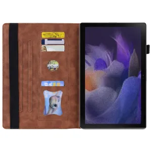 FLATY Zaklápacie puzdro pre Lenovo Tab K11 Plus hnedé