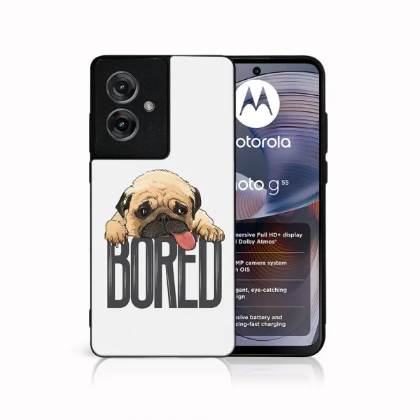 MY ART Ochranný kryt pre Motorola Moto G55 5G BORED (178)