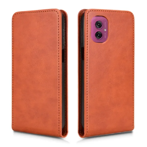 Vyklápacie puzdro pre Motorola Moto G55 5G hnedé