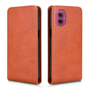 Vyklápacie puzdro pre Motorola Moto G55 5G hnedé