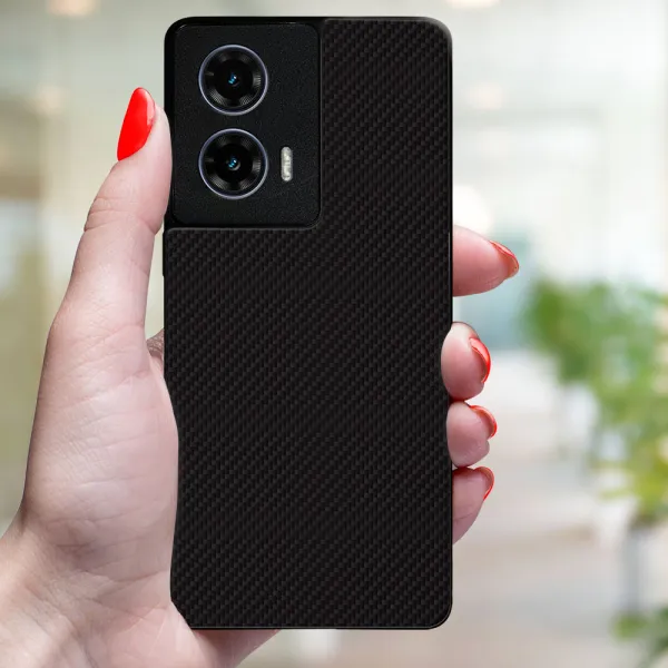 MY ART Ochranný kryt pre Motorola Moto G35 5G CARBON (231)